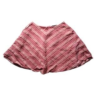 For Love & Lemons Mauve Pink Skirt Chevron Ribbon Ruffle Revolve Size XS